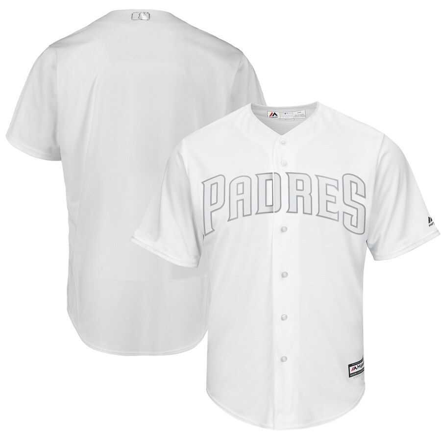 Customized Men San Diego Padres black Blank MLB Jerseys